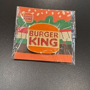 Burger King Orange and Gold Pin